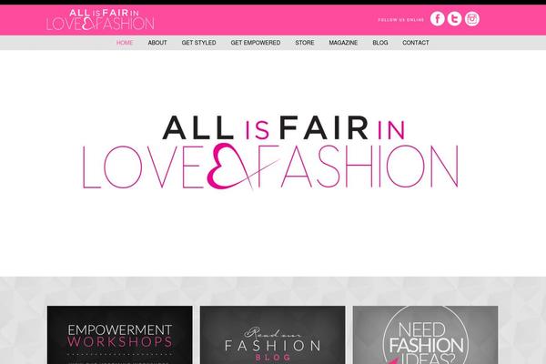 allisfairinloveandfashion.com site used Allisfairinloveandfashion