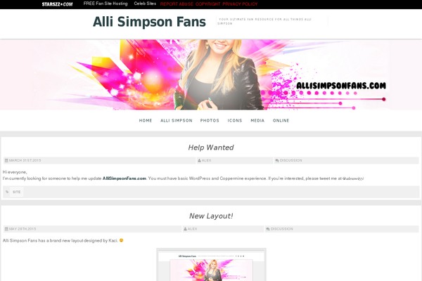 allisimpsonfans.com site used Ohmy