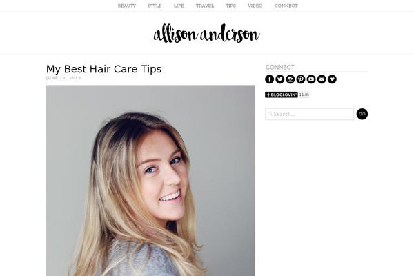 angiemakes-thetawney theme websites examples