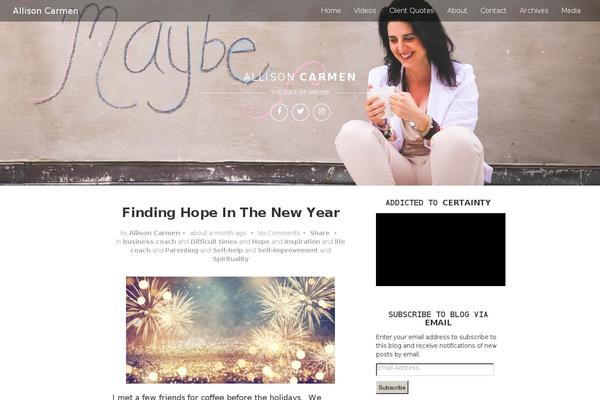 Nano theme site design template sample