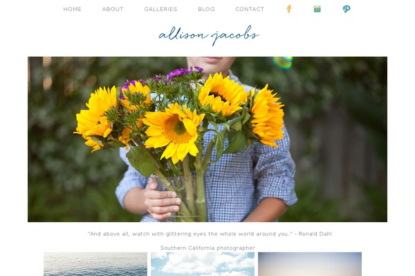 ProPhoto 5 theme site design template sample