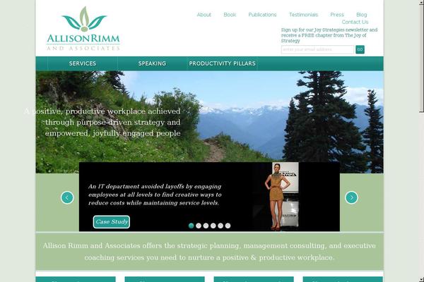 Customify theme site design template sample