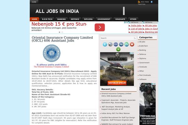 Todaysnews theme site design template sample