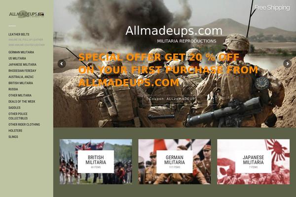 Oxygen Child theme site design template sample