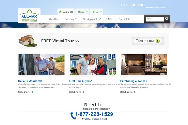 Sintia theme site design template sample