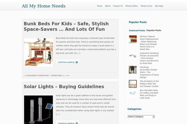 Ignition theme site design template sample