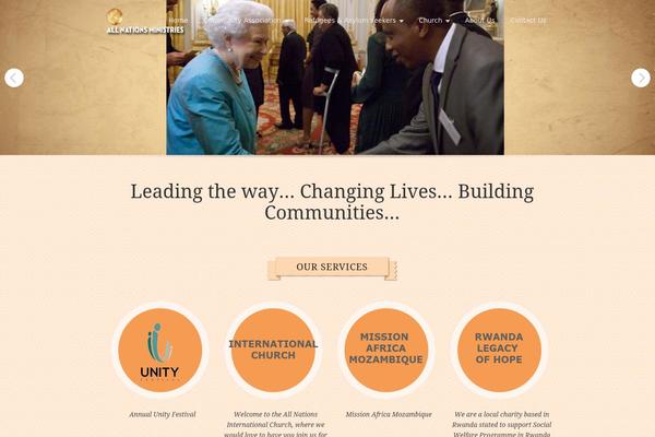 The-church theme site design template sample