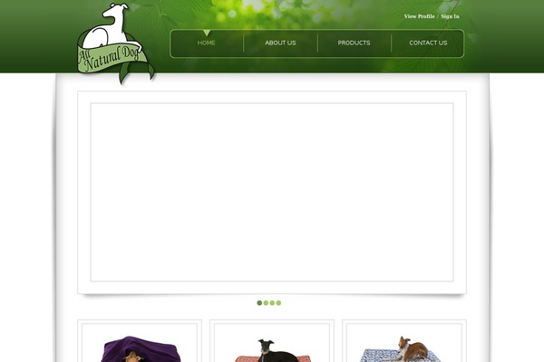 allnaturaldogbeds.com site used Aunaturale-dog
