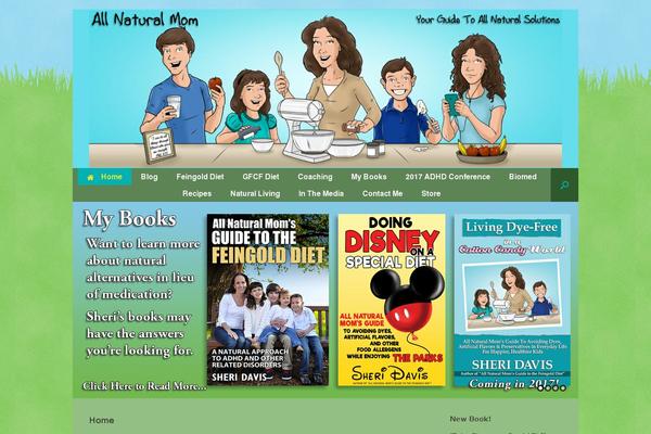 Vantage theme site design template sample