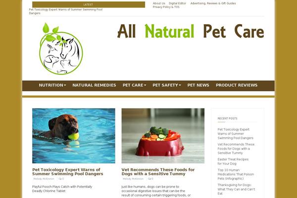 allnaturalpetcare.com site used Timagazine