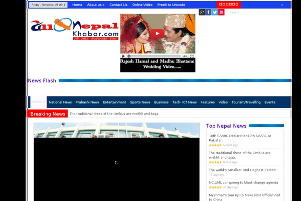allnepalkhabar.com site used Onlinekhabar