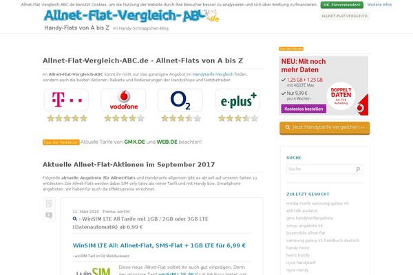 Site using Scroll Triggered Boxes plugin