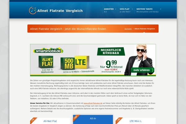 Karma theme site design template sample