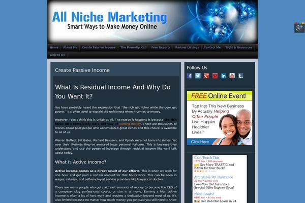 Chip Zero theme site design template sample