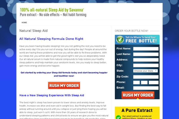 Leaf theme site design template sample