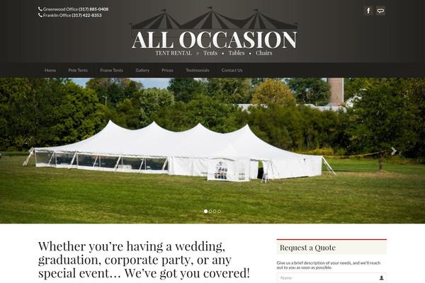 alloccasiontentrental.com site used Alloccasion