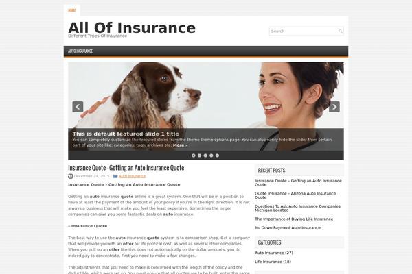 WpInsurance theme websites examples
