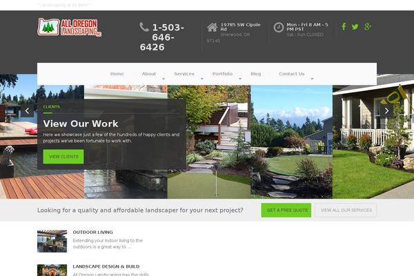 BuildPress theme site design template sample