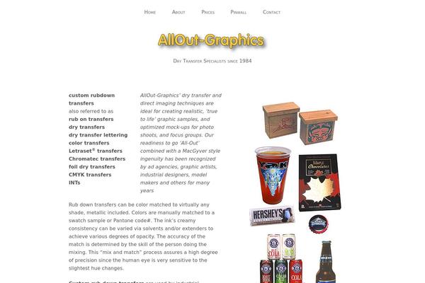 Site using TablePress plugin