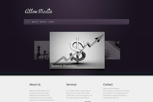 Envisioned theme site design template sample