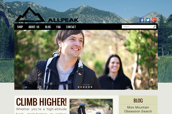 allpeak.net site used Extremesport