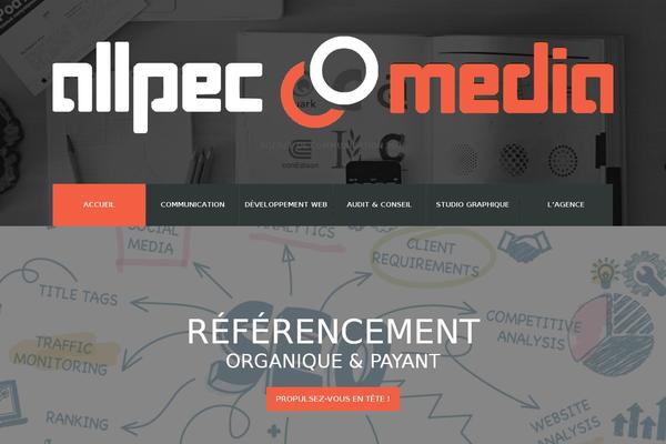 allpecmedia.com site used Theme50690