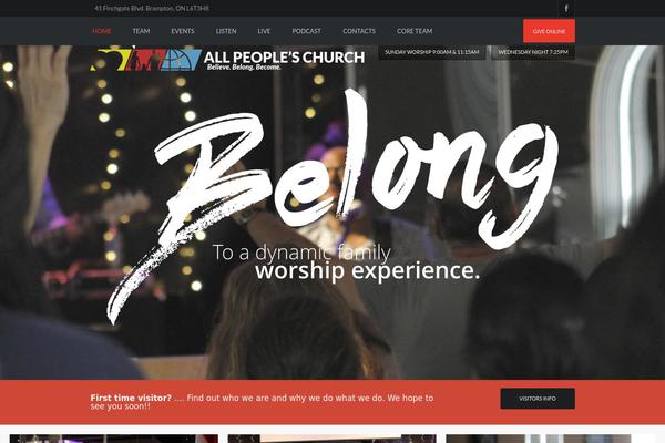 Dunamis theme site design template sample