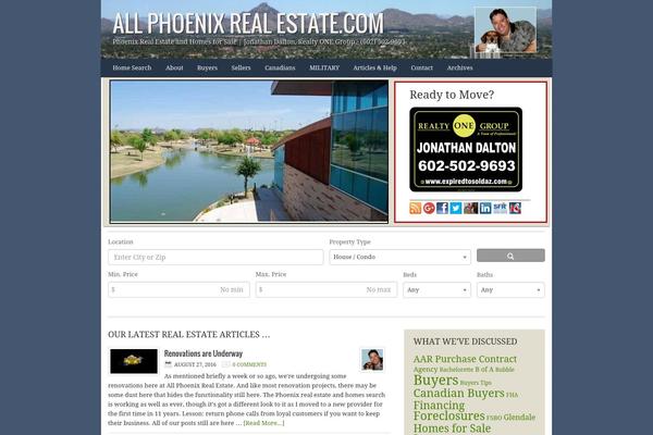 Agentpress Two theme site design template sample