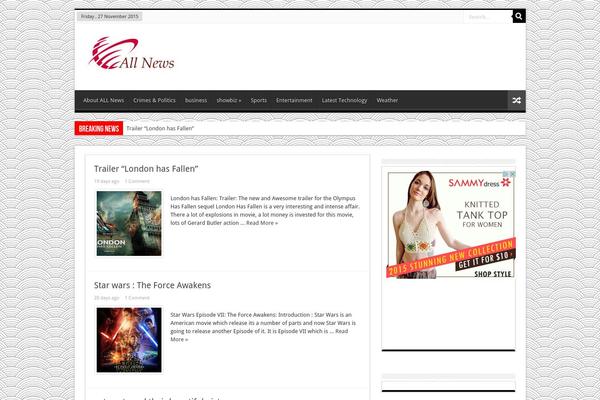 Newsup theme site design template sample