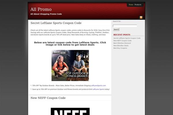Sleek theme site design template sample
