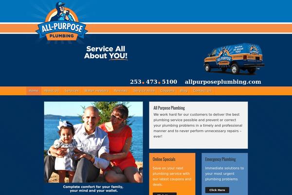 Legacy theme site design template sample