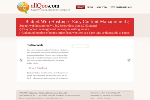 Site using Avatar Coquette plugin
