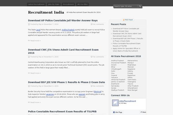 zBench theme site design template sample