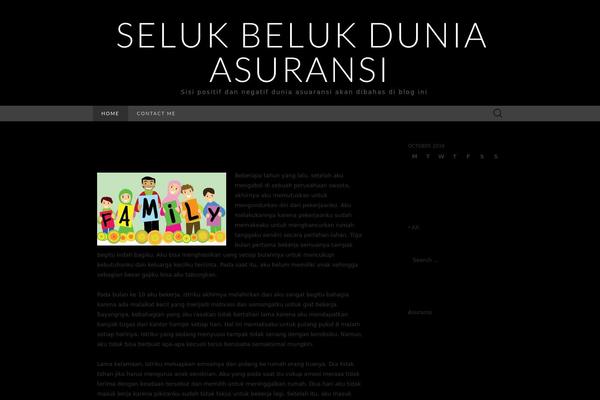 Suits theme site design template sample