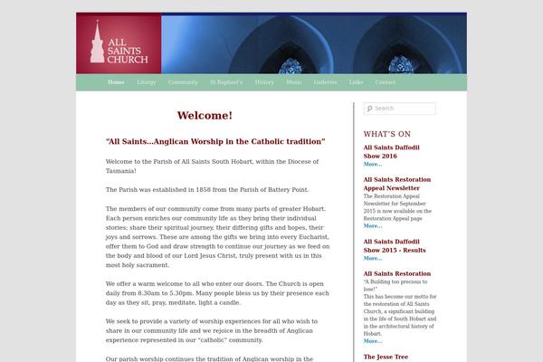 allsaints-southhobart.org.au site used Twentyelevenmod