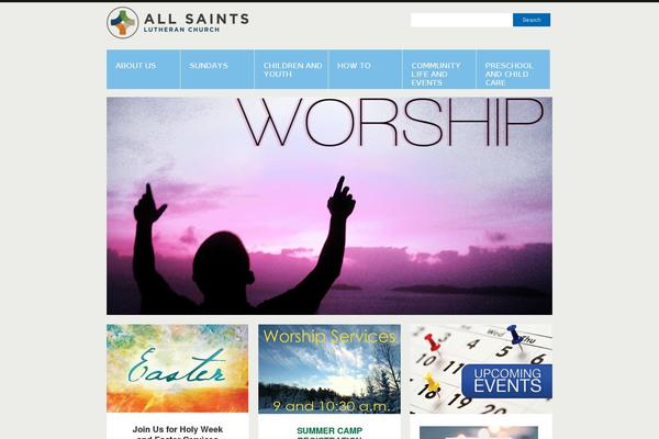 allsaintsmtka.org site used Theme1438