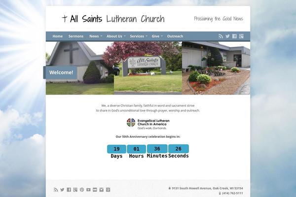 Risen theme site design template sample