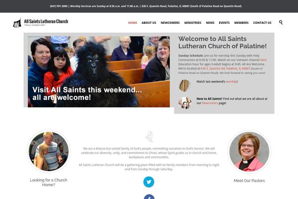 allsaintspalatine.org site used Church and Event
