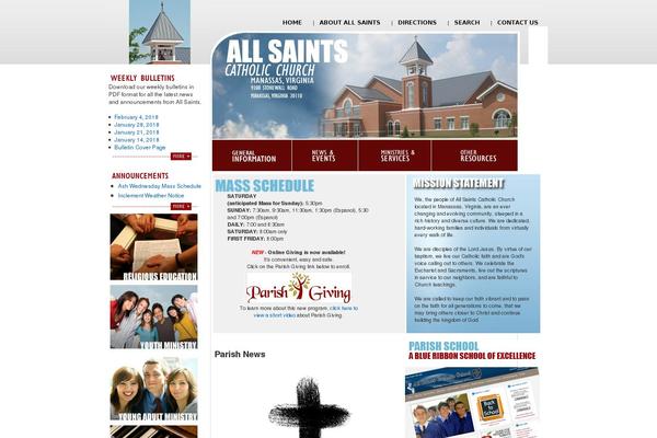 allsaintsvachurch.org site used Allsaints