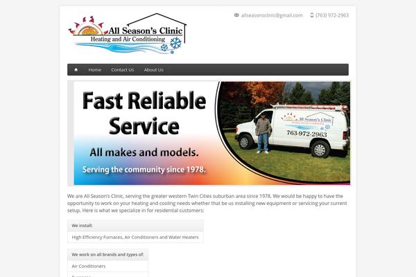 Aqua theme site design template sample