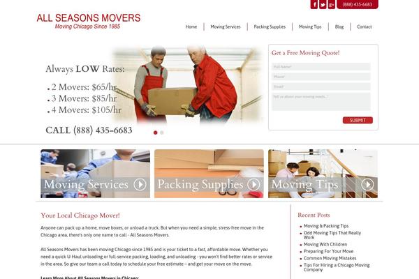 Bradley theme site design template sample