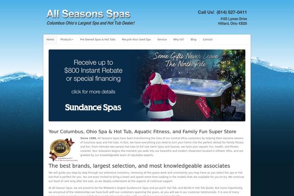 Abundance theme site design template sample