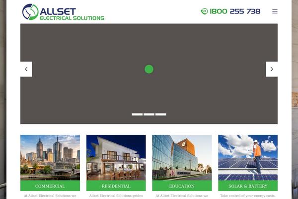allsetelectricalsolutions.com.au site used Renovator