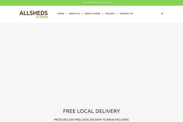 Bridge Child theme site design template sample