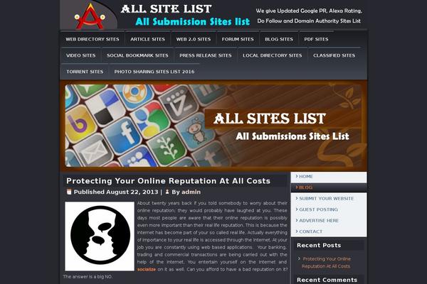 allsitelist.com site used Allsitelist1