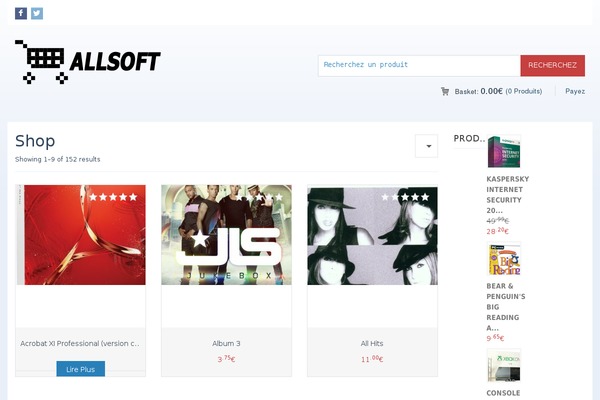 allsoft.fr site used Amz-theme