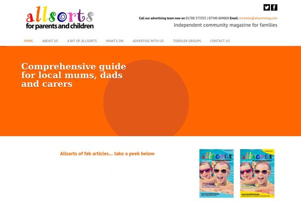 Richer theme site design template sample