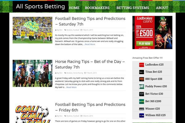 allsportsbetting.co.uk site used Spike
