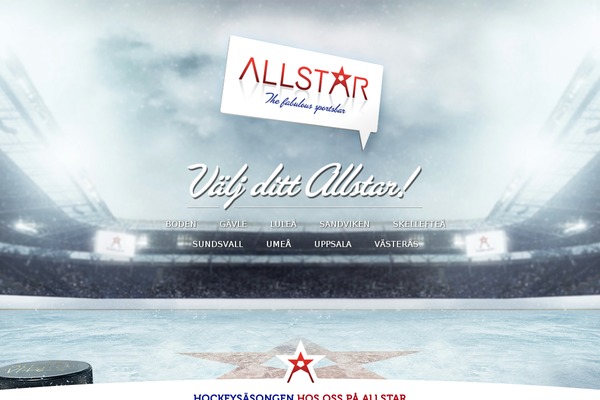 Allstar theme site design template sample
