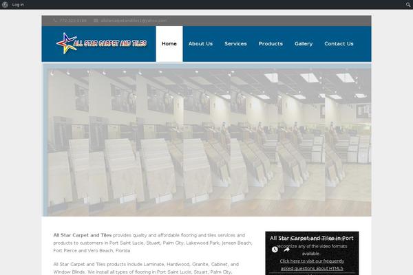 Impreza theme site design template sample